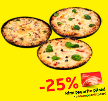 Rimi pagarite pitsad  -25%