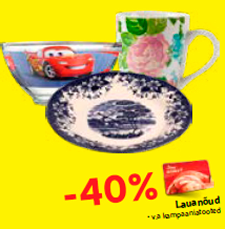 Lauanõud -40%