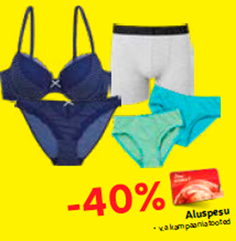 Aluspesu -40%