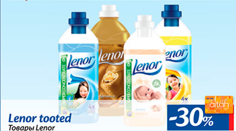 Lenor tooted  -30%