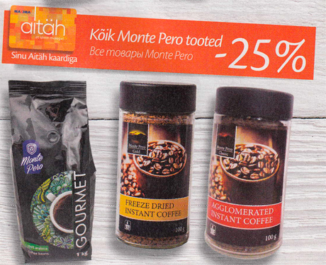 Kõik Monte Pero tooted  -25%