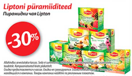 Liptoni püramiiditeed -30%