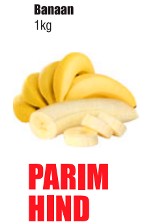 Banaan 1 kg -  PARIM HIND