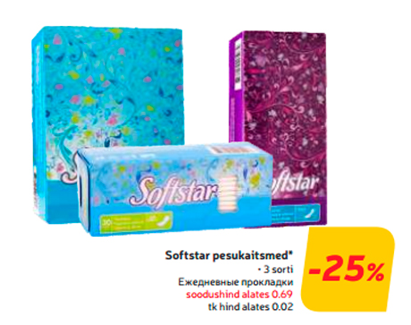 Softstar pesukaitsmed*  -25%