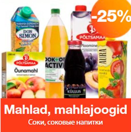 Mahlad, mahlajoogid  -25%