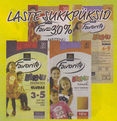 LASTE SUKKPÜKSID  -30%