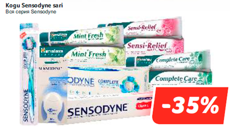 Kogu Sensodyne sari -35%