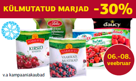 Külmutatud marjad -30%