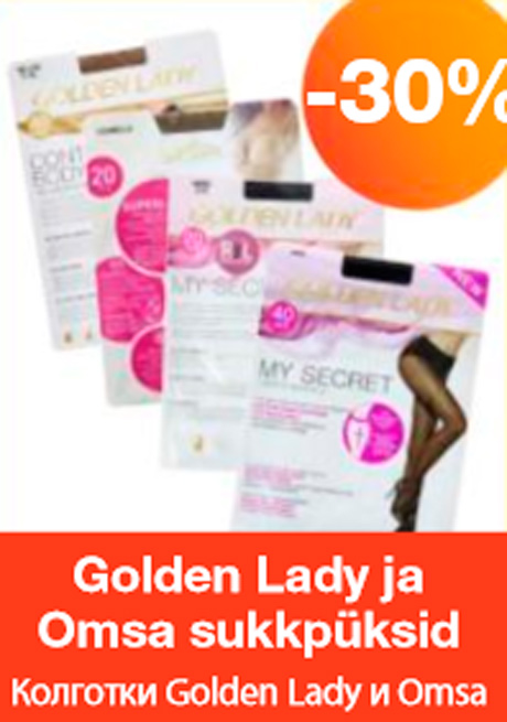 Golden Lady ja Omsa Sukkpüksid -30%