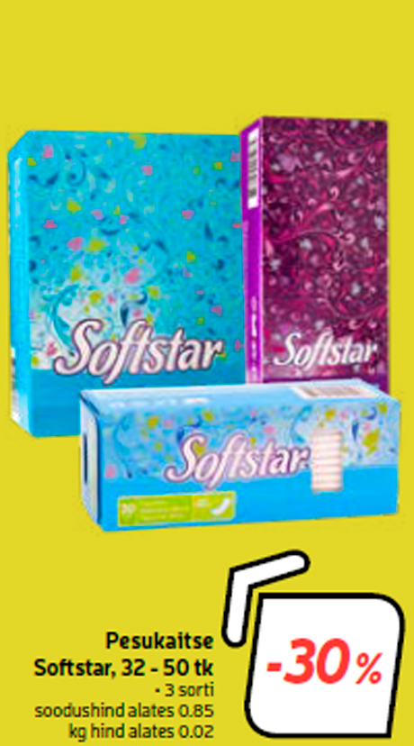 Pesukaitse Softstar, 32 - 50 tk -30%