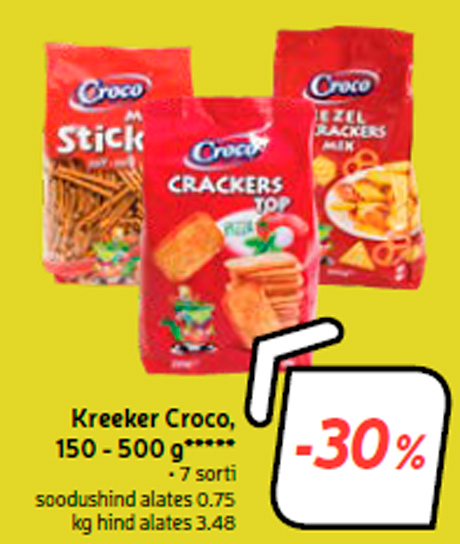 Kreeker Croco, 150 - 500 g***** -30%