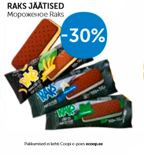 RAKS JÄÄTISED   -30%