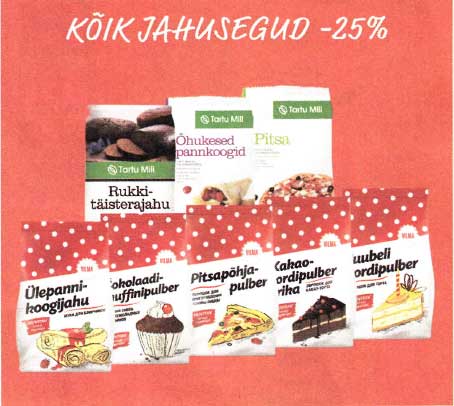 Kõik jahusegud  -25%