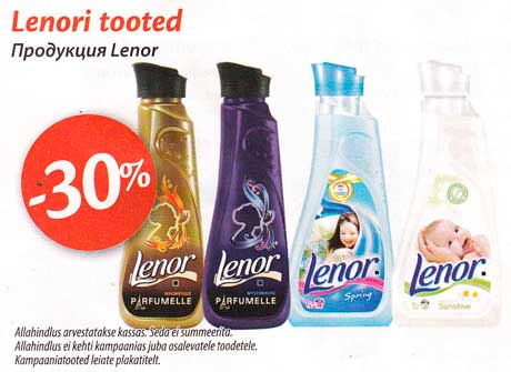 Lenor tooted  -30%