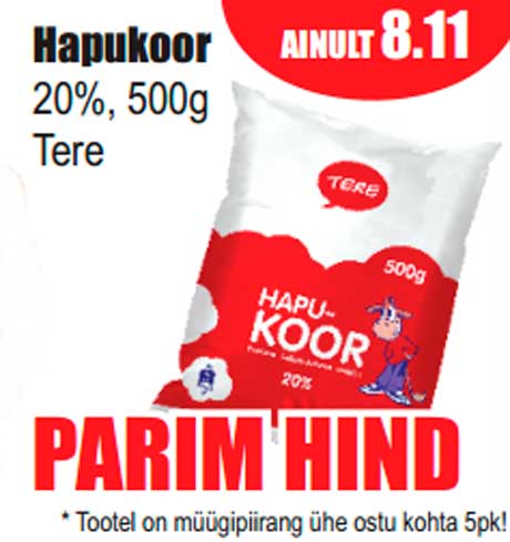 Hapukoor - PARIM HIND