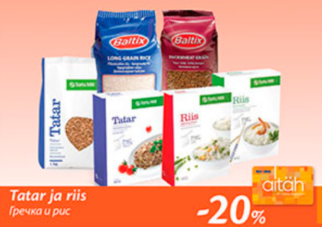 Tatar ja riis  -20%