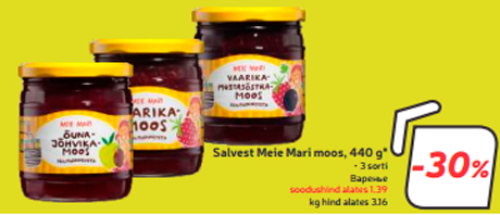 Salvest Meie Mari moos, 440 g*  -30%