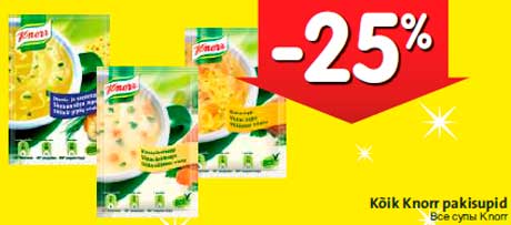 Knorr pakisupid