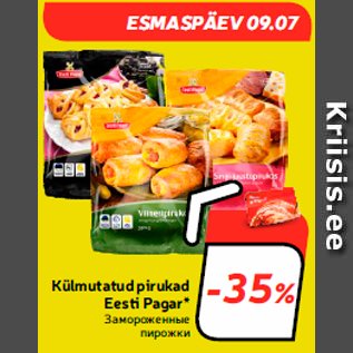 Külmutatud pirukad Eesti Pagar*  -35%