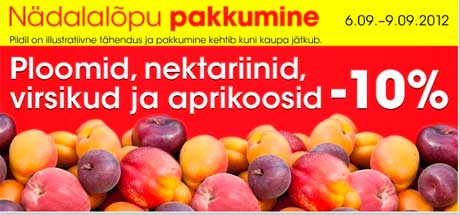 Ploomid,nektarinid,virsikud ja aprikoosid