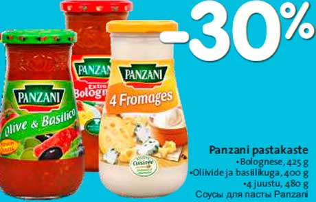 Panzani pastakaste -30%