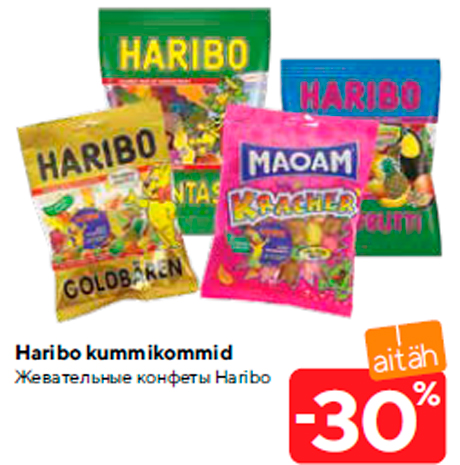 Haribo kummikommid -30%