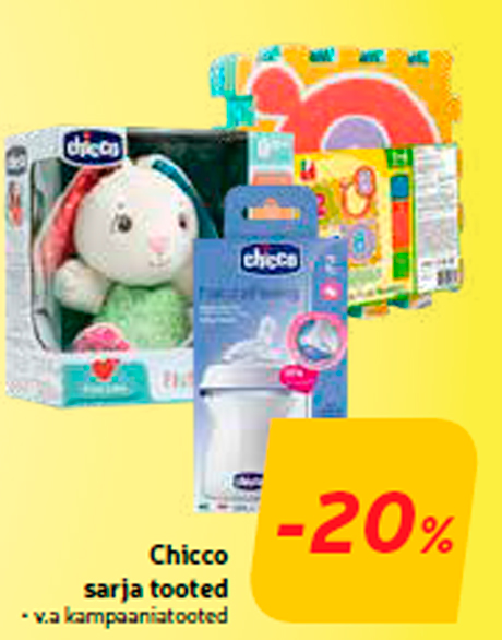 Chicco sarja tooted  -20%
