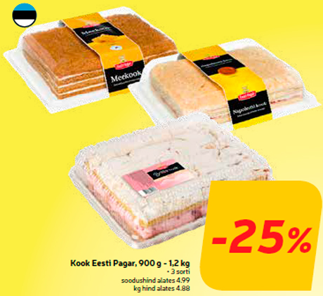 Kook Eesti Pagar, 900 g - 1,2 kg -25%
