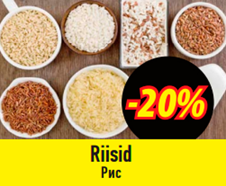 Riisid  -20%