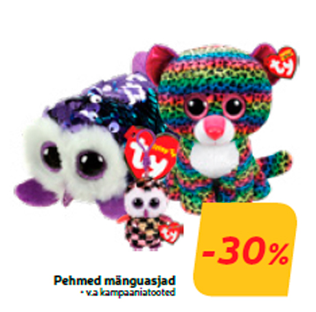 Pehmed mänguasjad  -30%
