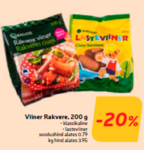 Viiner Rakvere, 200 g -20%