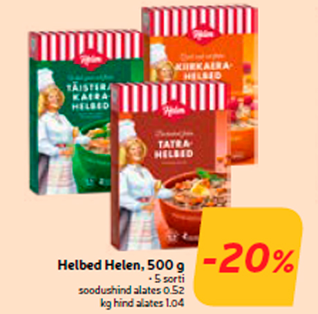 Helbed Helen, 500 g -20%