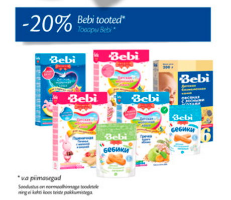 Bebi tooted*  -20%