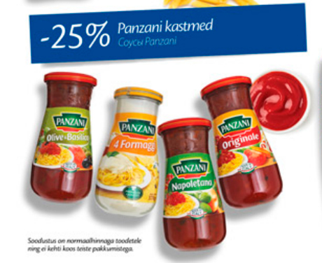 Panzani kastmed  -25%