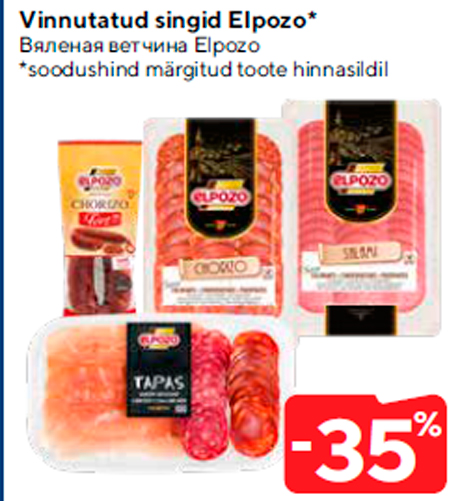 Vinnutatud singid Elpozo*  -35%