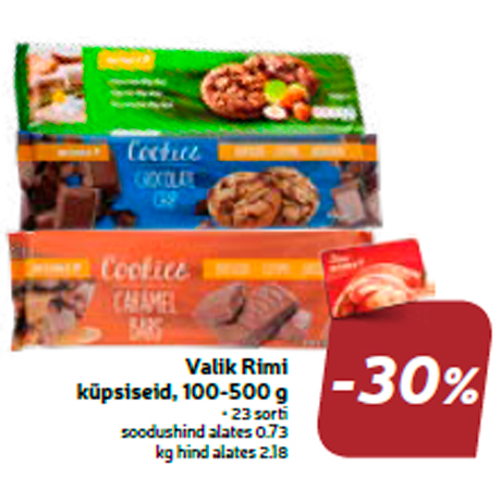 Valik Rimi küpsiseid, 100-500 g  -30%
