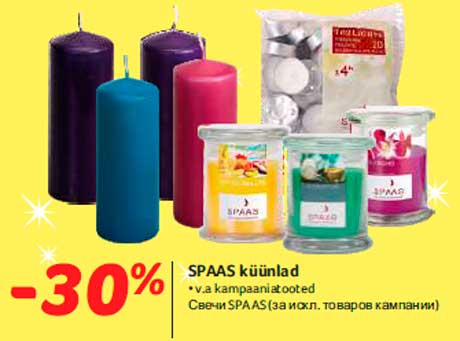 SPAAS küünlad -30%