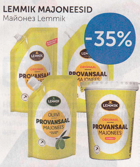 LEMMIK MAJONEESID  -35%