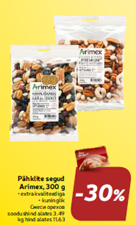 Pähklite segud Arimex, 300 g -30%