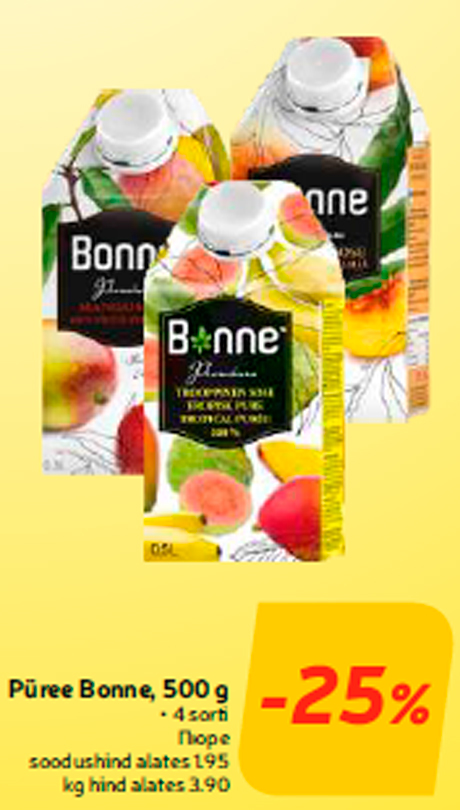 Püree Bonne, 500 g  -25%
