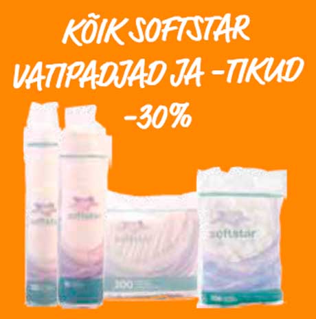 KÕIK SOFISTAR VATIPADJAD JA -TIKUD  -30%