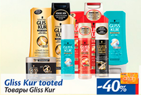 Gliss Kur tooted -40%