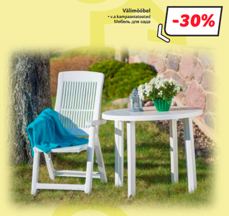 Välimööbel  -30%