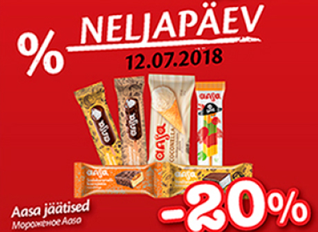 Aasa jäätised  -20%