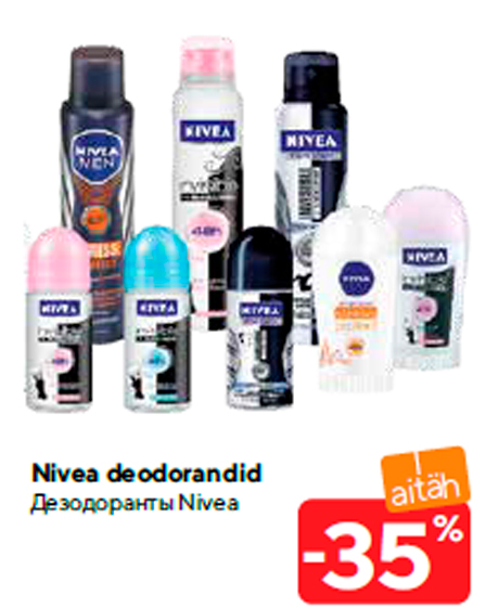 Nivea deodorandid -35%