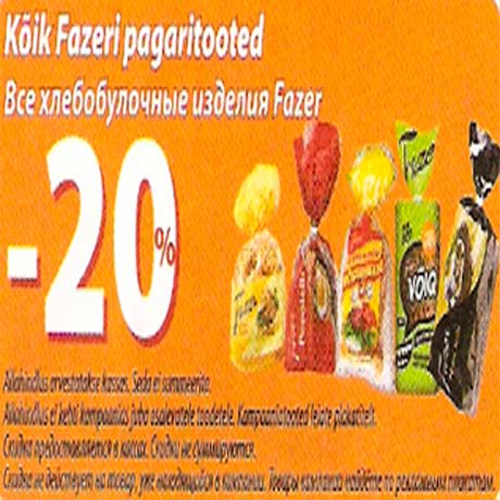 Fazeri pagaritooted -20%