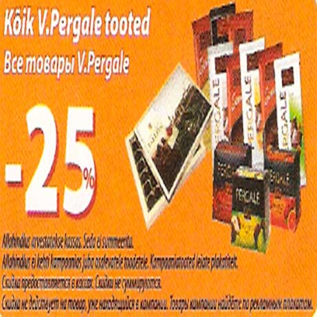 V.Pergale tooted -25%