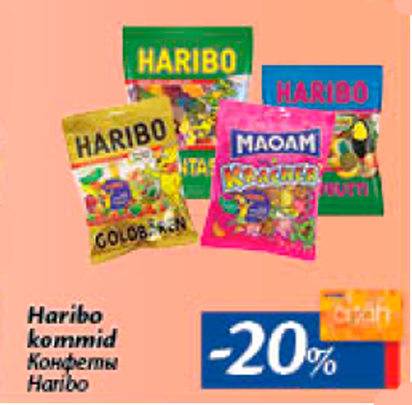 Haribo kommid  -20%