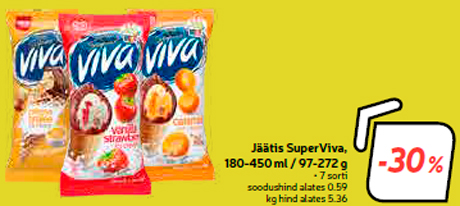 Jäätis SuperViva  -30%

