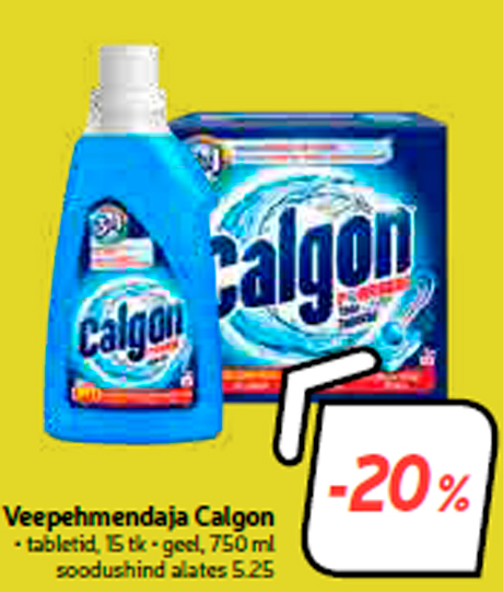 Veepehmendaja Calgon  -20%
